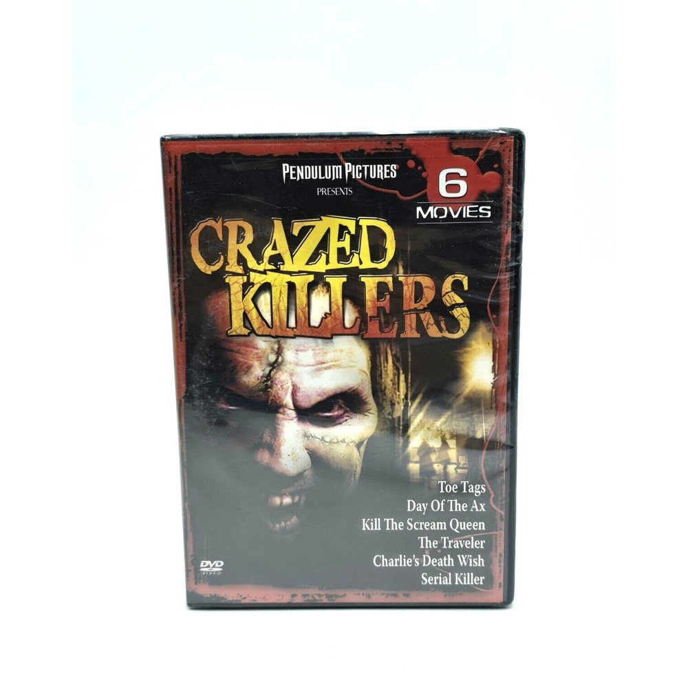 Crazed Killers DVD 2-Disc Set‎ Brand New Crime Documentary Thriller 6 Movies